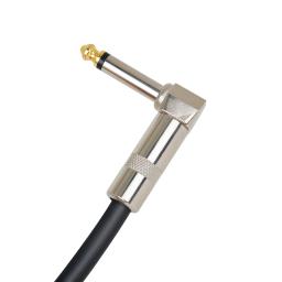 Cabo Pedal de Efeitos Guitarra, Instrumentos Patch Cord, Fio Efeito Guitarra Elétrica 6,35, Cabeça de Metal, Acessório de Alta Qualidade 15cm - Image 4