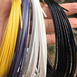 Corda de tênis com nervuras duplas Alu Power, Co-poliéster, monocromática, corda de raquete para entusiastas do tênis, 17g, 1,25mm - Image 2