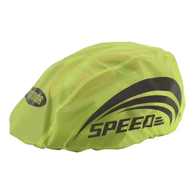 À prova dwaterproof água capacete da bicicleta capa com faixa reflexiva ciclismo capacete da bicicleta capa de chuva estrada capacete de neve água capa - Image 1