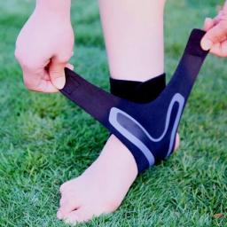 Tornozelo Suporte Brace para Esportes e Fitness, Pé Bandagem, Elástico, Ajuste Livre, Prevenção de Entorse, Guard Band - Image 3