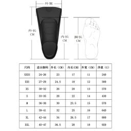 Crianças Nadadeiras Profissionais de Natação e Mergulho, Sapo Tênis, Equipamento de Treinamento, Pé Curto Poof, Sapatos De Mergulho - Image 2