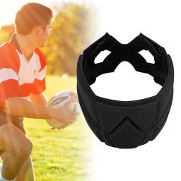Capacete de rugby acolchoado macio para jovens e jovens, capacete proteção Scrum Cap, guarda-cabeça para bandeira, futebol, necessidades especiais, chapéu goleiro, treinamento - Image 4