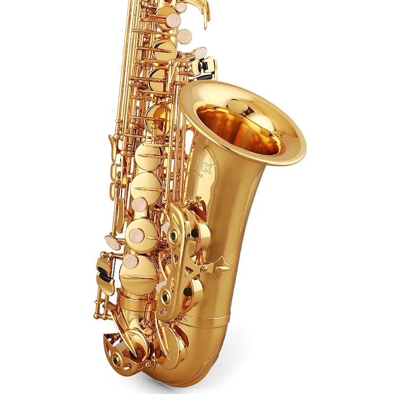 Alex AAS-200 eb saxofone alto instrumento musical adultos iniciantes - Image 1