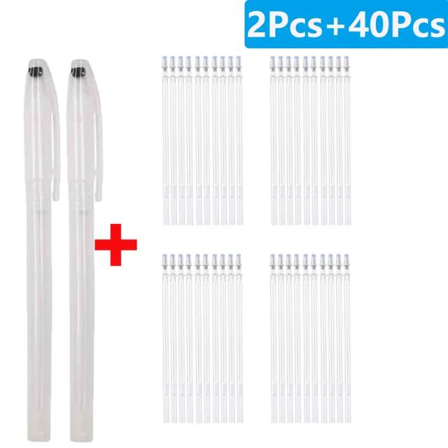 Canetas Mágicas Apagáveis para Tecido - 5 a 105 Peças para DIY e Artesanato com Marcação por Temperatura