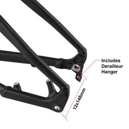 Speedone 29 ''rack bicicleta quadro ultraleve liga de alumínio mountain bike hardtail quadro roteamento interno 148x12mm através do eixo - Image 4
