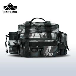 HANDING Multifunções pesca sacos impermeável ao ar livre sacos grande capacidade pesca Tackle para pesca caminhadas caça Camping - Image 1