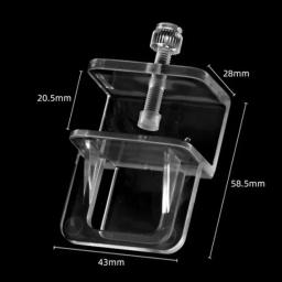 Acessórios para aquário Transparente Acrílico Suporte Suporte Anti-salto Net Fish Tank Cover Grid Bottom Isolation Plate - Image 5