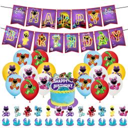 Conjunto de decoração para festa de aniversário, conjunto de decoração com bandeira e bola, jogo, sorrindo, plantio, bola, combinação - Image 2