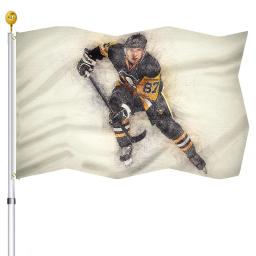 Bandeira de jogador de hóquei, presentes para meninos, adolescentes, homem, estádio, jardim, casa, festa interna, ambiente externo, sala de estar, decoração, quintal - Image 2