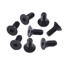 Bloqueio automático do pedal com grampo de sapato, parafuso de montagem para Shimano, leopardo de ferro para Han, peças de aço pretas MTB Bike Lock, 8 peças - Image 1