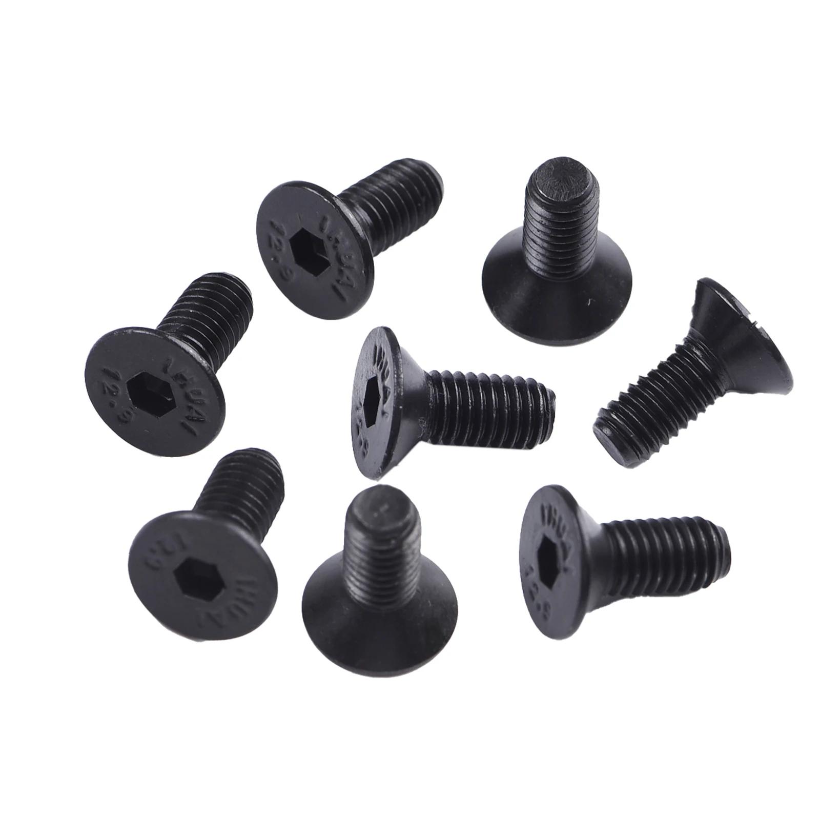 Bloqueio automático do pedal com grampo de sapato, parafuso de montagem para Shimano, leopardo de ferro para Han, peças de aço pretas MTB Bike Lock, 8 peças - Image 1