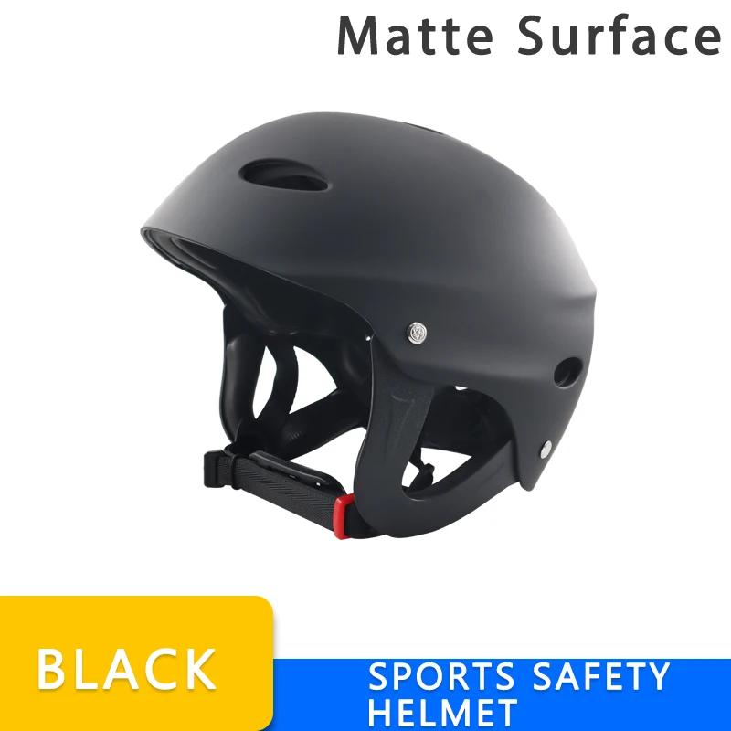 Capacete ajustável do salvamento da água com proteção da orelha, esqui, esporte, ciclismo, surfe, deriva, certificação do CE - Image 1