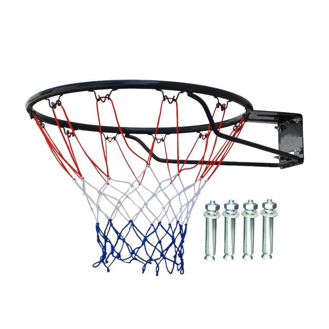 Aro de Basquete Padrão para Montagem na Parede - Ideal para Quintais e Parques Comunitários, 45cm