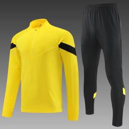 Conjunto esportivo americano para homens e crianças, jaqueta de futebol, roupas de treinamento, kit de camisas, tops e calças, meninos e meninas - Image 2