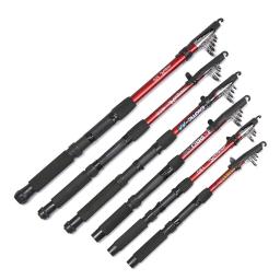 Portátil telescópico Pesca Rod, Fibra de vidro ao ar livre, Pesca Rod Mar, Spinning Rod, duro e durável Pólo, Tackle Tools, 1.5-3.0m - Image 3