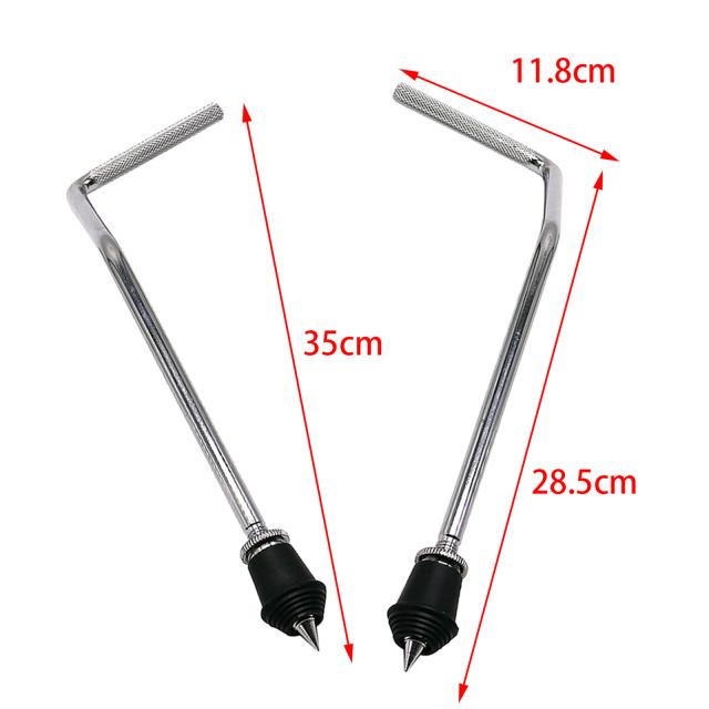 Ajustador de Pé para Tambor de Percussão - Peças Duráveis para Tom Feetdrum