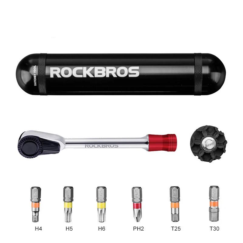 Rockbros ciclismo multifuncional bicicleta ferramenta de reparo kits chave torque chave de fenda da bicicleta mtb estrada conjuntos de ferramentas equipamentos - Image 1
