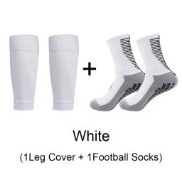 Caneleiras de alta elasticidade, Cobertura de perna de futebol, Meias antiderrapantes, Futebol, Tênis, Basquete, Aperto esportivo, Ciclismo, Equitação, 1 conjunto - Image 2