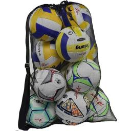 Saco de bola esportiva com cordão saco de malha de futebol mochila de basquete futebol vôlei bola sacos de armazenamento saco de equipamentos de natação - Image 4