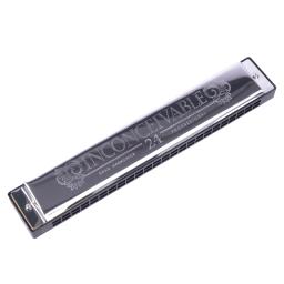 Swan SW24-4 tremolo gaita 24 buracos 48 tons c chave com caixa preta - Image 2