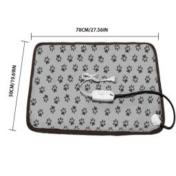 para silla, manta eléctrica para perros y gatos, colchón para mascotas, impermeable, antimordida, temperatura ajustable, 1 Uds. - Image 6