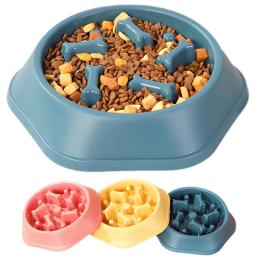 Tigela de alimentação lenta antiengocante para cães, tigelas de alimentação lenta, pet antiderrapante, coma pratos, puzzle tigelas para cães pequenos e médios - Image 1