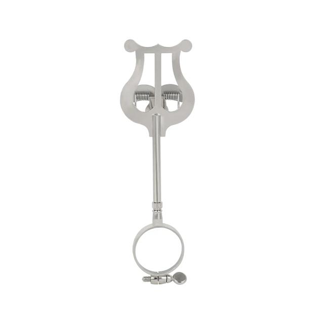 Suporte Portátil de Metal para Clarinete com Clip para Partituras Lyre - Acessórios para Banda Marcial e Instrumentos de Sopro