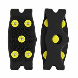 2 pçs 5-stud neve gelo garra escalada anti deslizamento picos apertos crampon chuteiras sapatos esportivos capa para mulheres botas masculinas capa tamanho 35-43 - Image 4