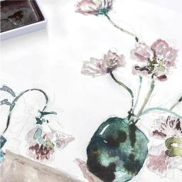 Pigment-conjunto de tinta para water, material de pintura, 6 cores, pigmento fosco, suprimento de arte para artistas - Image 5