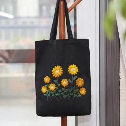 Kit bordado para iniciantes com padrão, sacola de lona, kits de agulhas DIY para adultos, artesanato para mulheres, artes e ofícios - Image 5