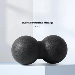 1pc yoga sólido amendoim massagem bola para massagem corporal relaxamento muscular equipamentos de fitness alívio da dor pescoço apoio - Image 1