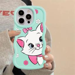 Disney marie gato caso de telefone para iphone 11 pro 16 15 14 13 12 7 8 plus 15 16 14 13 12 pro max xs max macio tpu caso - Image 6
