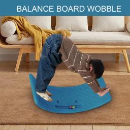 Equipamento de treinamento de equilíbrio antiderrapante para crianças, treinamento sensorial, brinquedo de ganga, Rocker Wobble Board, criança, menino, menina, criança, criança - Image 4