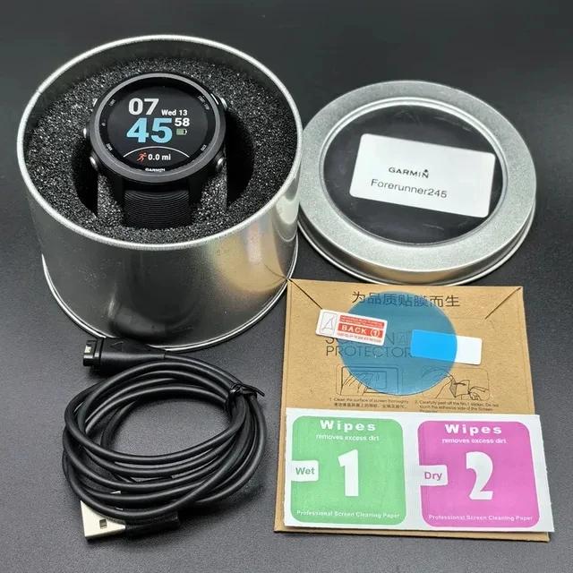 Relógio Esportivo Garmin Forerunner 245: Música, GPS, Corrida Inteligente e Monitoramento de Frequência Cardíaca Multilíngue