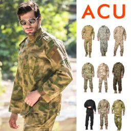 Jaqueta Tática Impermeável de Camuflagem Masculina, Conjunto de Treinamento de Caça, Manga Comprida Ao Ar Livre, Durável, Alta Qualidade, Novo, Outono, 2022 - Image 2