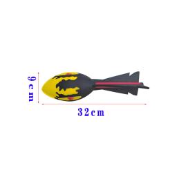 Bola de espuma vortex com assobios para atletismo, Target Throw Rocket, Aero Howler, apto para atletismo júnior, equipamento esportivo escolar, crianças - Image 2
