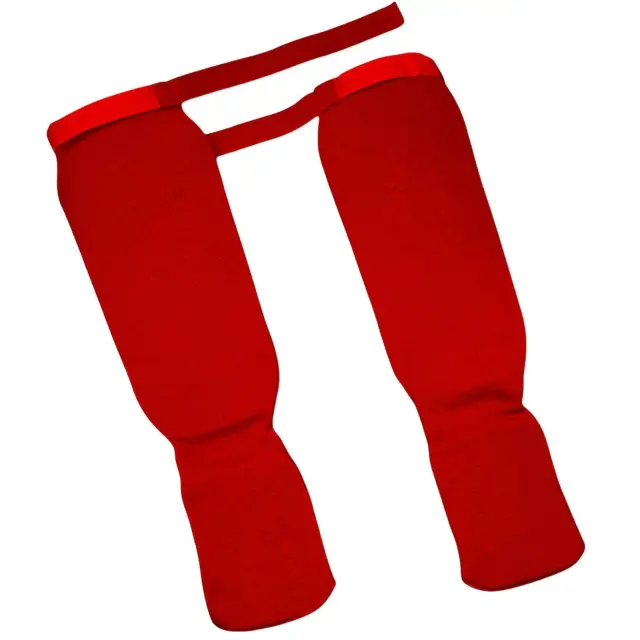 Protetores Shin Instep para Treinamento de MMA em Tamanho L, Elásticos e Confortáveis - 1 Par Preto