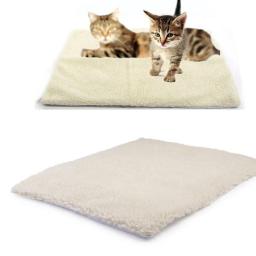Cobertor macio auto-aquecido para animais, colchão quente para dormir, cães pequenos e médios, cama de caxemira coral, artigos para animais de inverno - Image 5