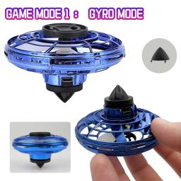 Novo led voando ufo girador ponta do dedo, atualizar helicóptero de vôo giroscópio flyorb hover ball, mini drone brinquedo de aeronave, presente de natal - Image 3