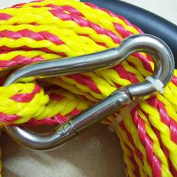 Corda do reboque com bóia da espuma para esportes aquáticos, Tubo do reboque do PE, Nylon 4K - Image 4