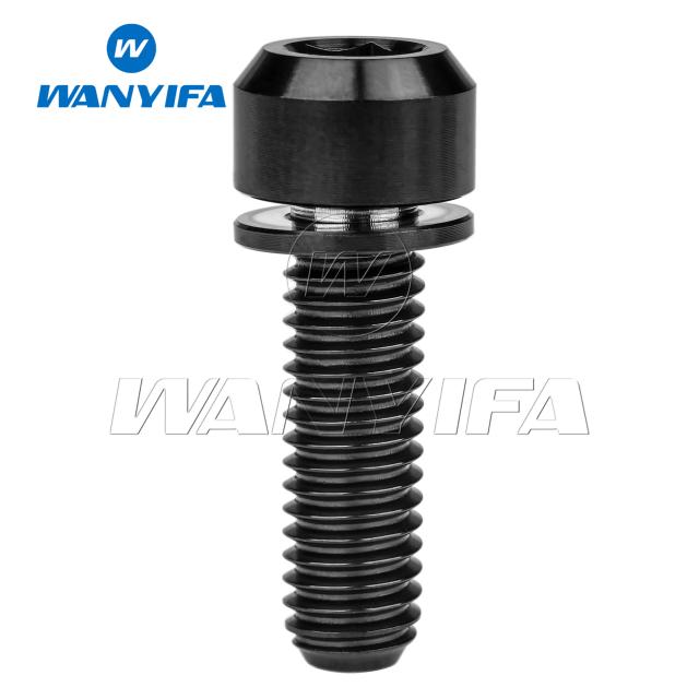 Parafuso de Titânio M6x25mm Bicicleta Freio a Disco Allen Grau 5