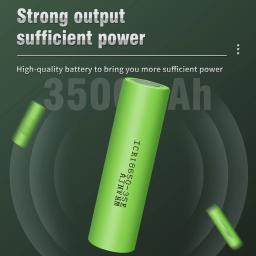 100% original 3.7 v 3500mah 18650 bateria recarregável de lítio para baterias de lanterna para samsung 18650 35e bateria - Image 2