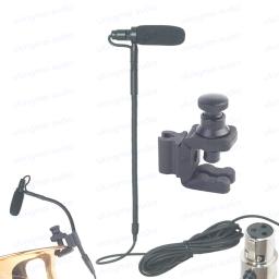Instrumento musical microfone condensador para saxofone gooseneck orquestra microfone captador para cinto-pack transmissor sistema sem fio - Image 3
