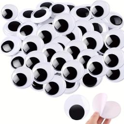 Não-secagem adesivos para artesanato infantil, bonito dos desenhos animados olhos, geladeira casa, brinquedo, diy, diy, diy - Image 2
