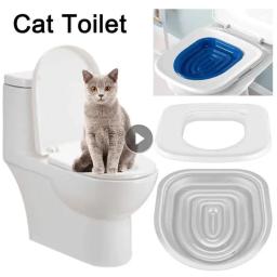 Kit de treinamento higiênico reutilizável para gatos, Pet Toilet Trainer, Tapete de cachorro gato, Ensine a limpeza do animal de estimação - Image 1