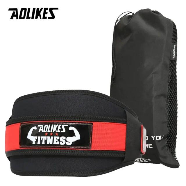 Cinto Ajustável AOLIKES para Halterofilismo - Suporte para Cintura e Costas em Agachamentos e Deadlifts para Treinamento e Fitness