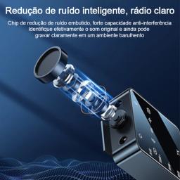 Microfone lapela sem fio portátil com caixa de carregamento, redução de ruído, Mini, áudio, vídeo, gravação, iPhone, Android - Image 3