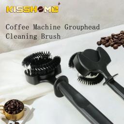 Limpador de escova para máquina de café, 51mm 58mm, grupo de café expresso, limpeza de cabeça de cerveja para delonghi breville, acessórios de barista, ferramenta - Image 1