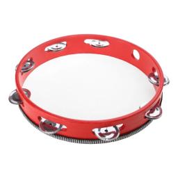 Pandeiro para adultos, sinos de tambor de mão, tambor de metal, percussão, presentes - Image 4