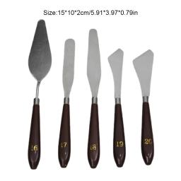 Espátula De Aço Inoxidável Para Pintura A Óleo, Raspador De Pá, Ferramentas Domésticas - Image 5